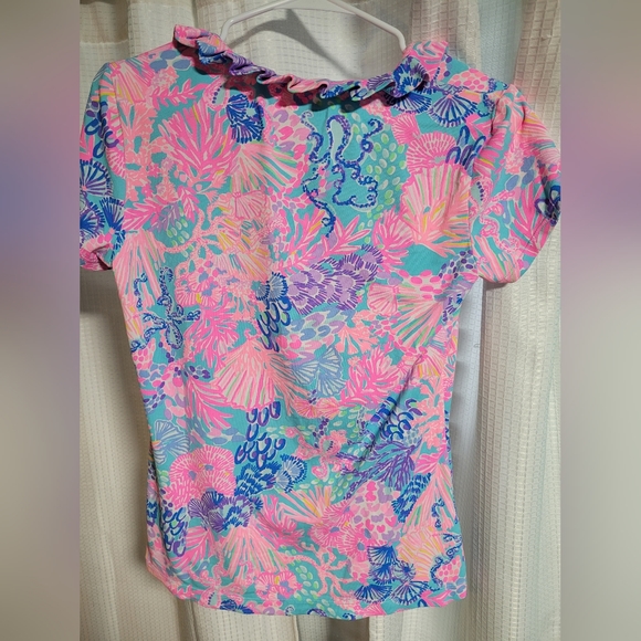 Lilly Pulitzer Frida Ruffle Polo - Picture 4 of 4